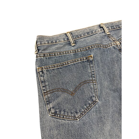 Levis 560 Mens blue Vintage Straight Leg Jeans size 42wx32L SKU 8237 - Picture 13 of 14